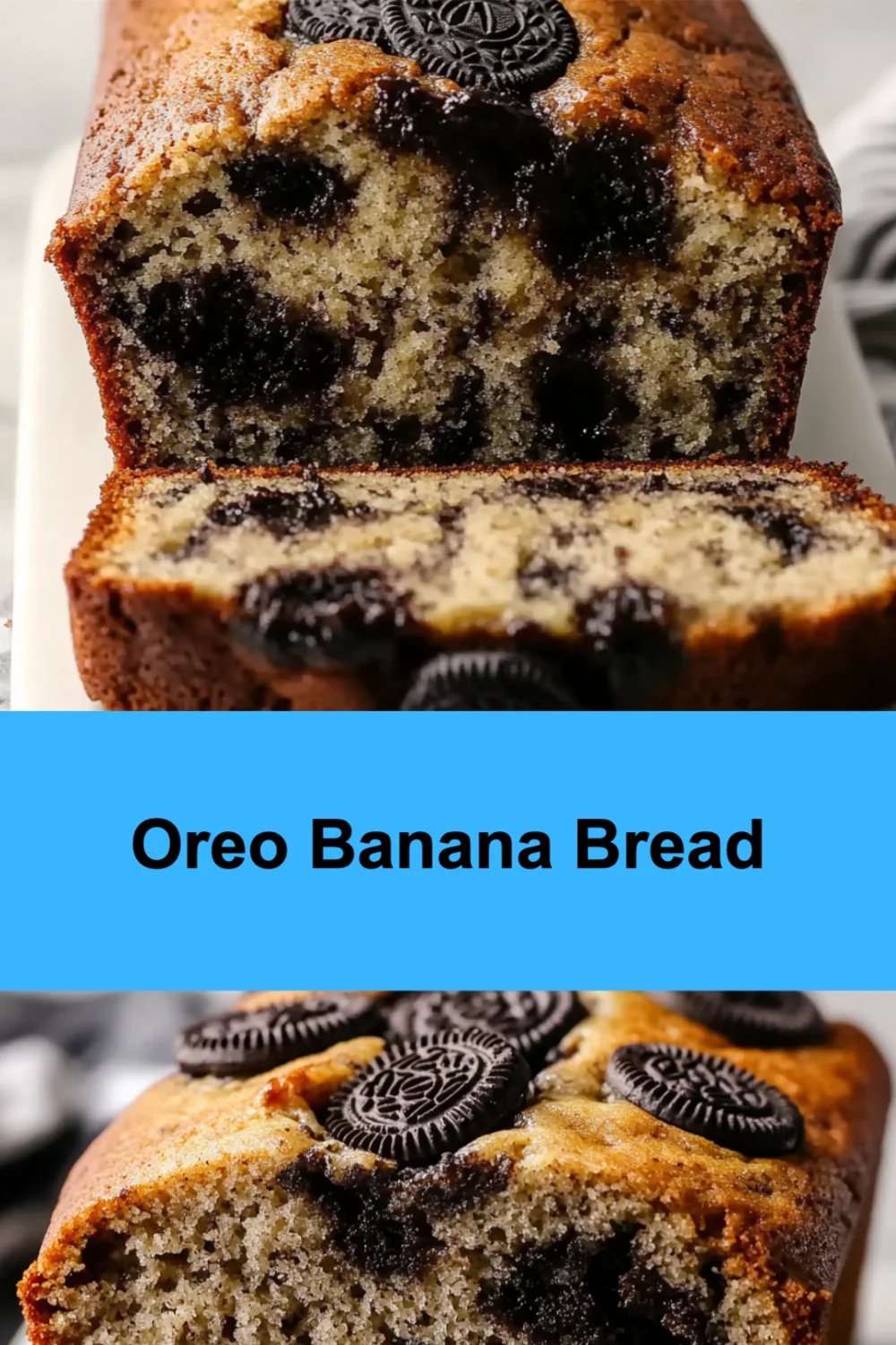 Oreo Banana Bread