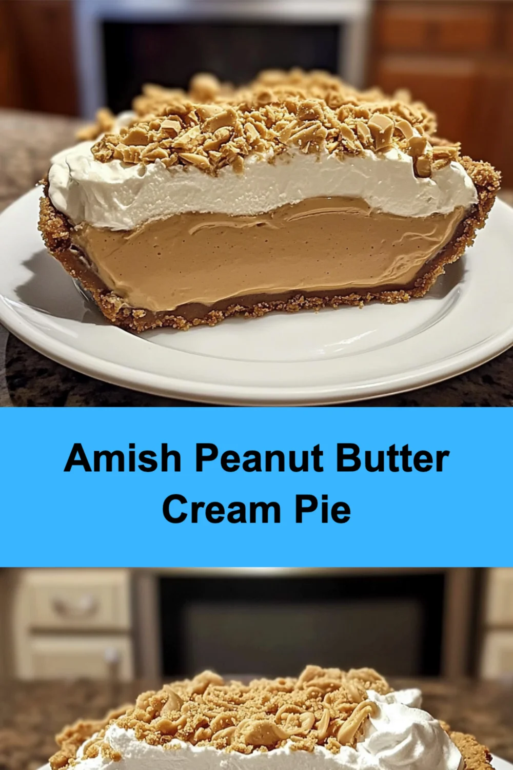Amish Peanut Butter Cream Pie