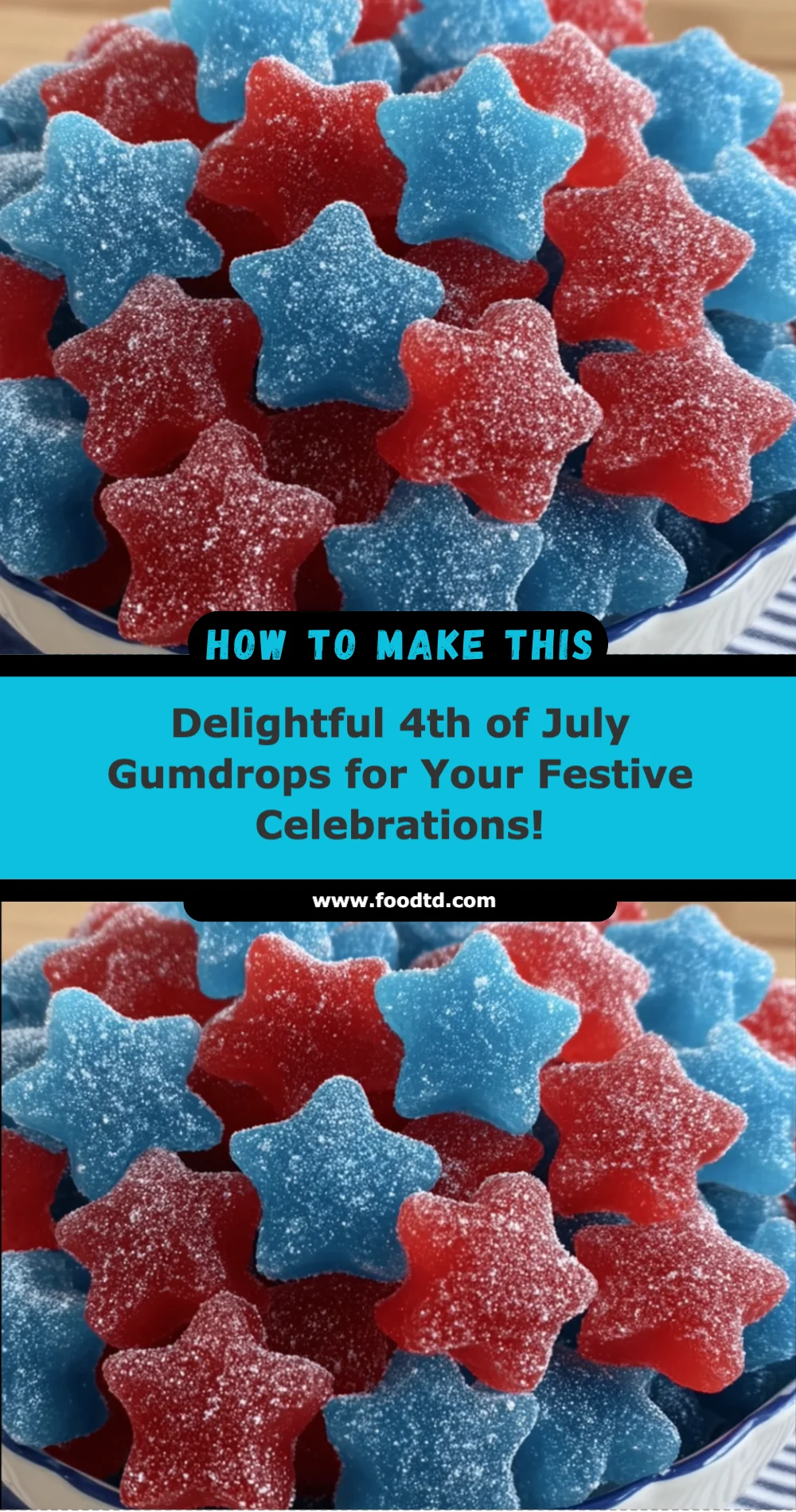 Delightful 4th of July Gumdrops for Your Festive Celebrations!