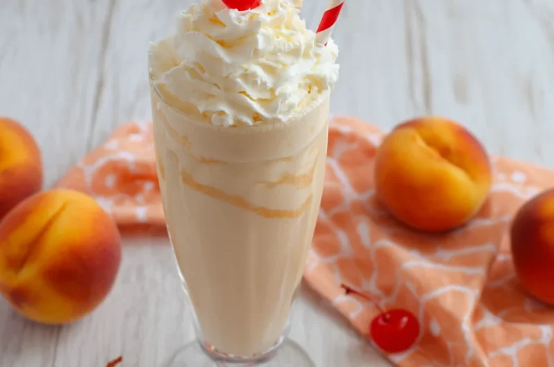 Copycat Chick-fil-A Peach Milkshake Recipe
