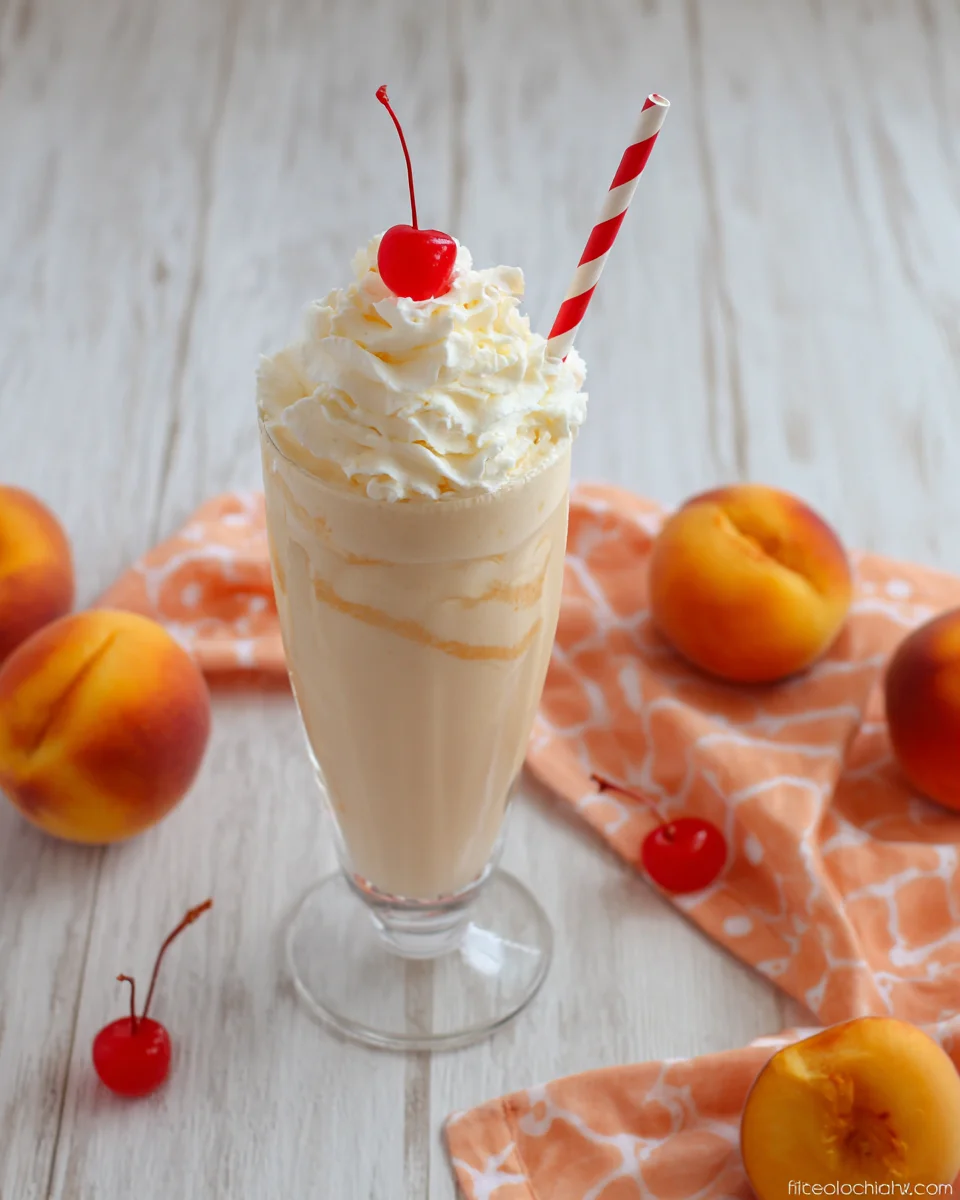 Copycat Chick-fil-A Peach Milkshake Recipe
