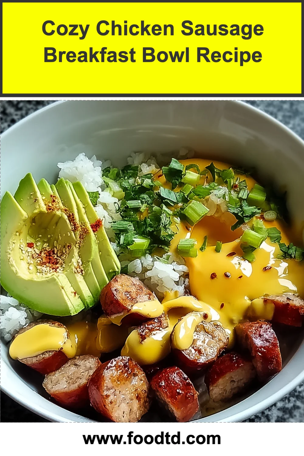 Cozy Chicken Sausage Breakfast Bowl Recipe (A Warm Morning Delight)
