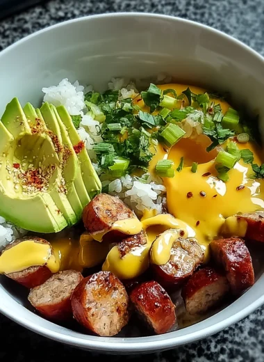 Cozy Chicken Sausage Breakfast Bowl Recipe (A Warm Morning Delight)