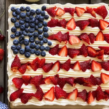 Delicious Flag Cake Recipe for Celebrations