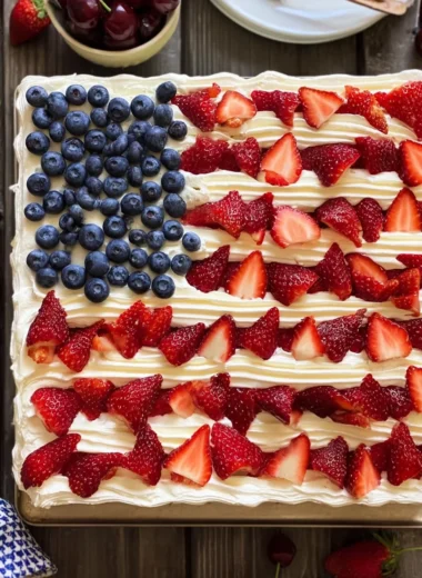 Delicious Flag Cake Recipe for Celebrations