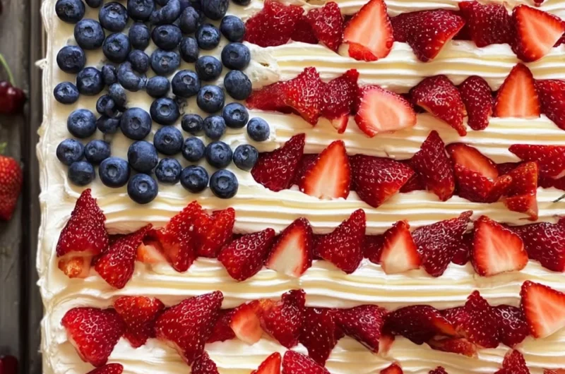 Delicious Flag Cake Recipe for Celebrations