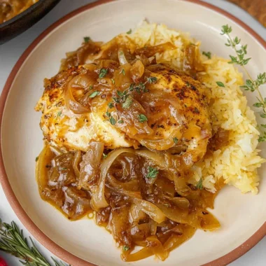 Delicious French Onion Chicken Recipe