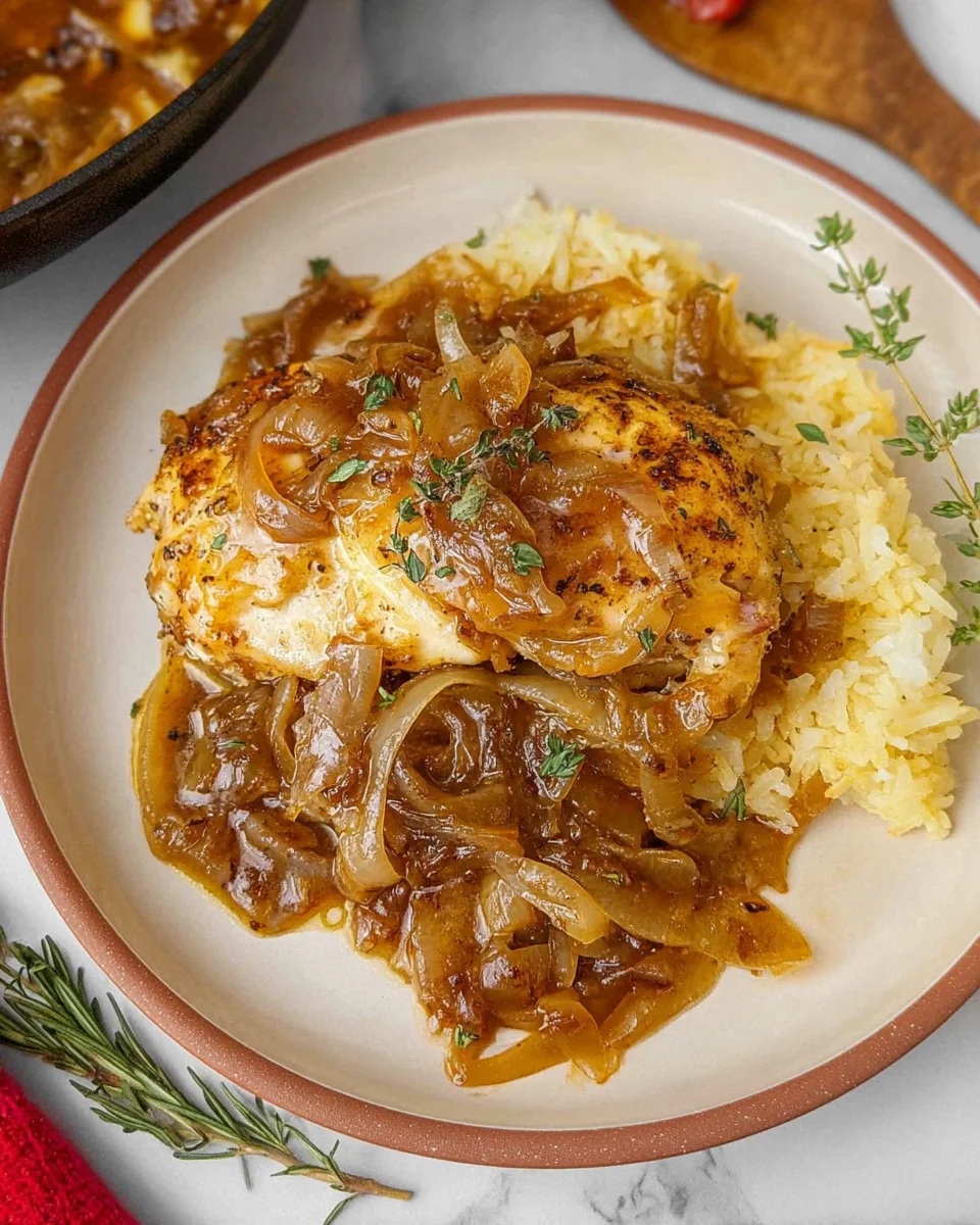 Delicious French Onion Chicken Recipe