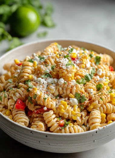 Deliciously Easy Healthy Street Corn Pasta Salad Recipe