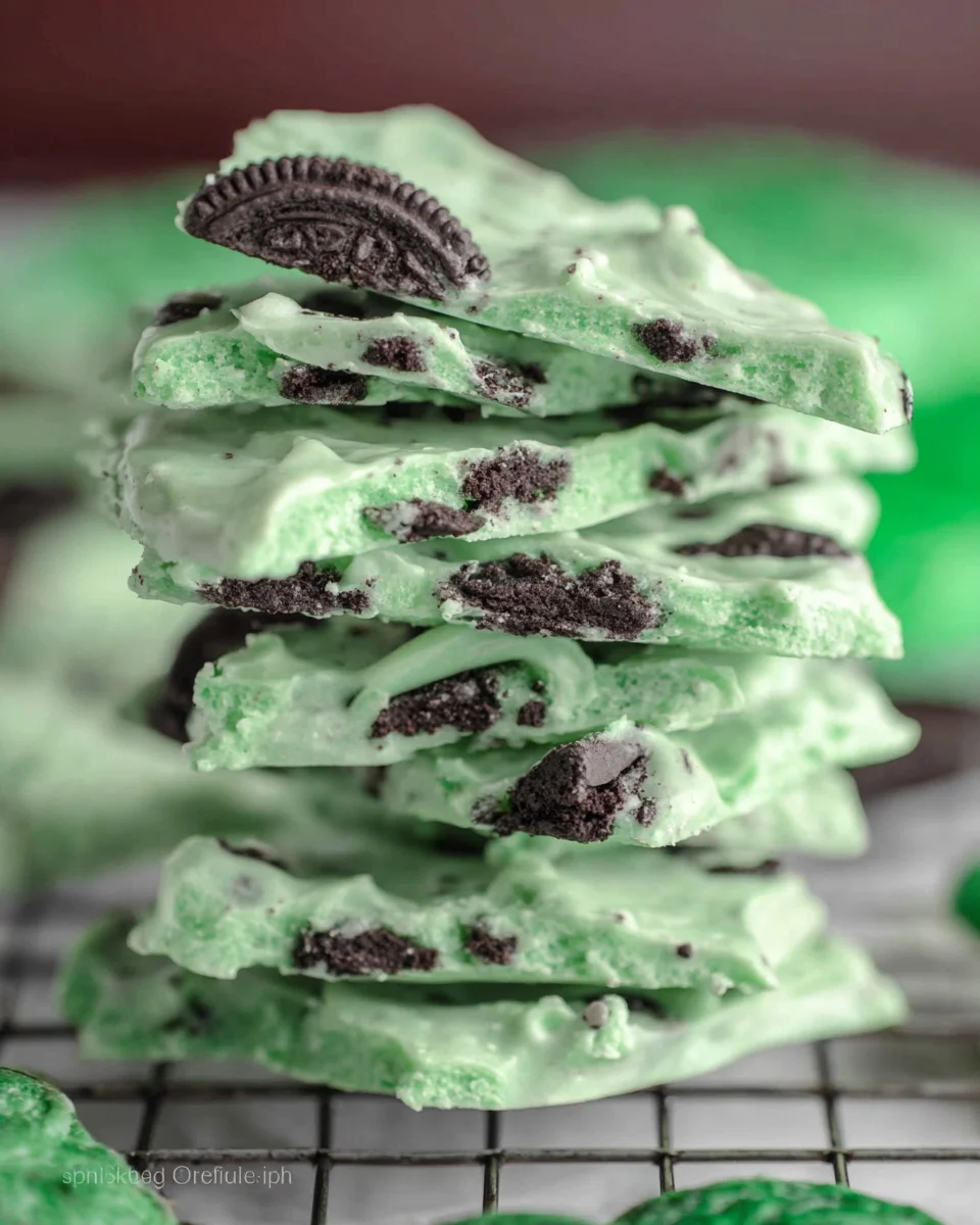 Deliciously Easy Mint Oreo Bark Recipe