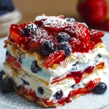 Deliciously Easy Summer Berry Dessert Lasagna Recipe