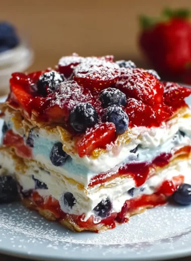 Deliciously Easy Summer Berry Dessert Lasagna Recipe