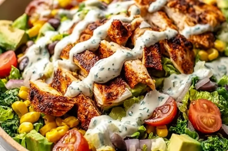 Deliciously Easy Zesty Southwest Chicken Salad Recipe