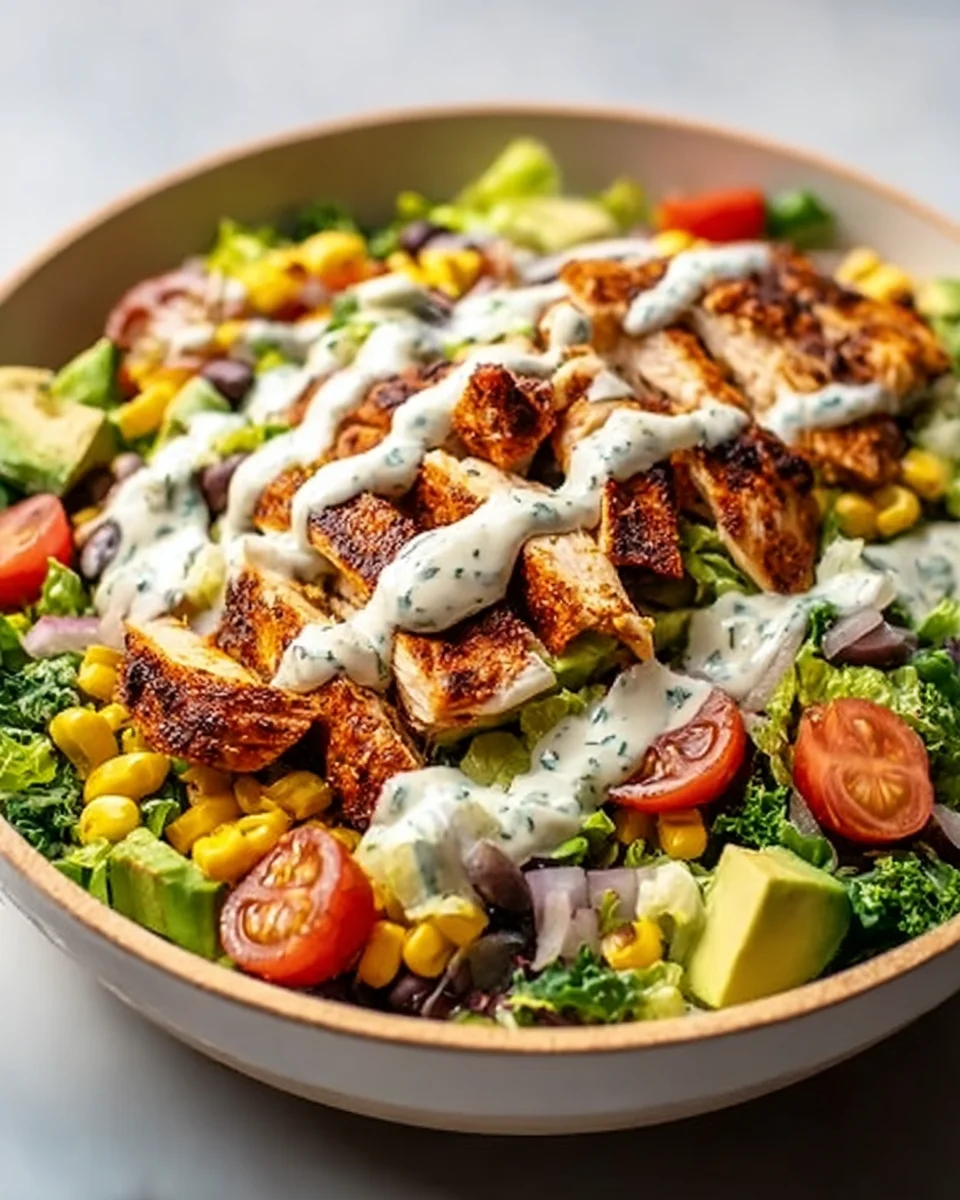 Deliciously Easy Zesty Southwest Chicken Salad Recipe