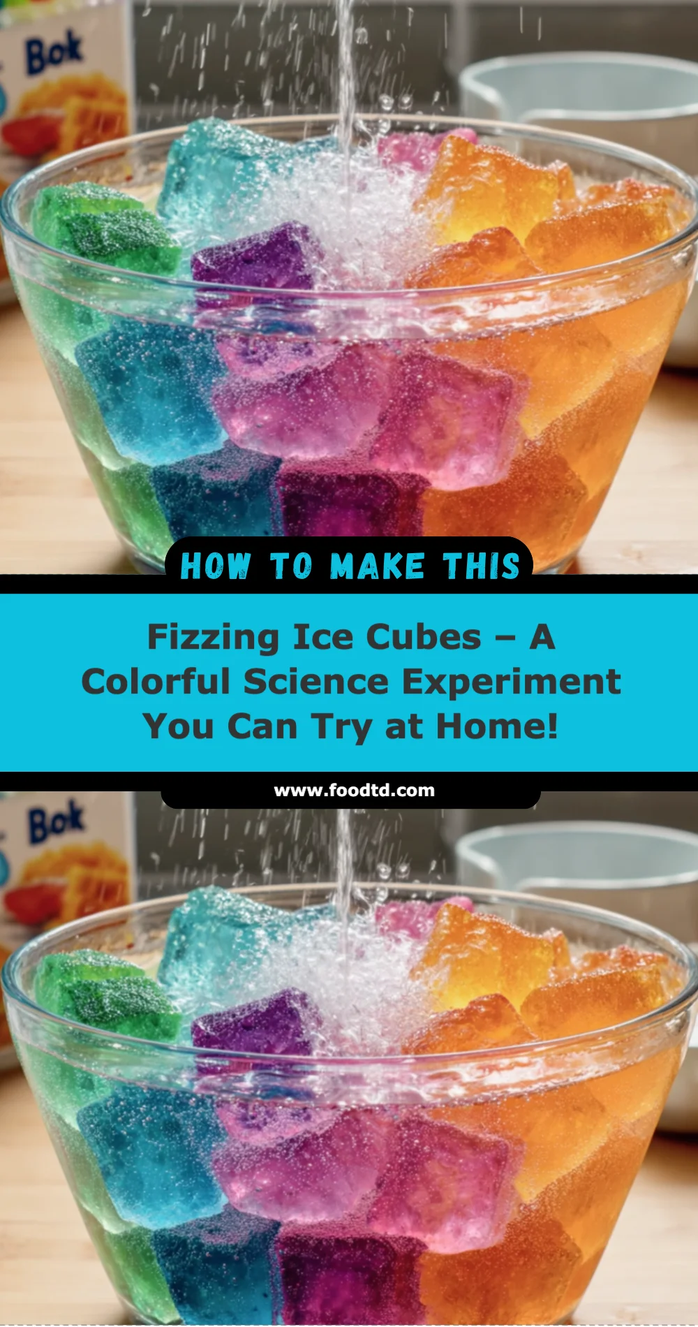 Fizzing Ice Cubes Science Experiment Recipe