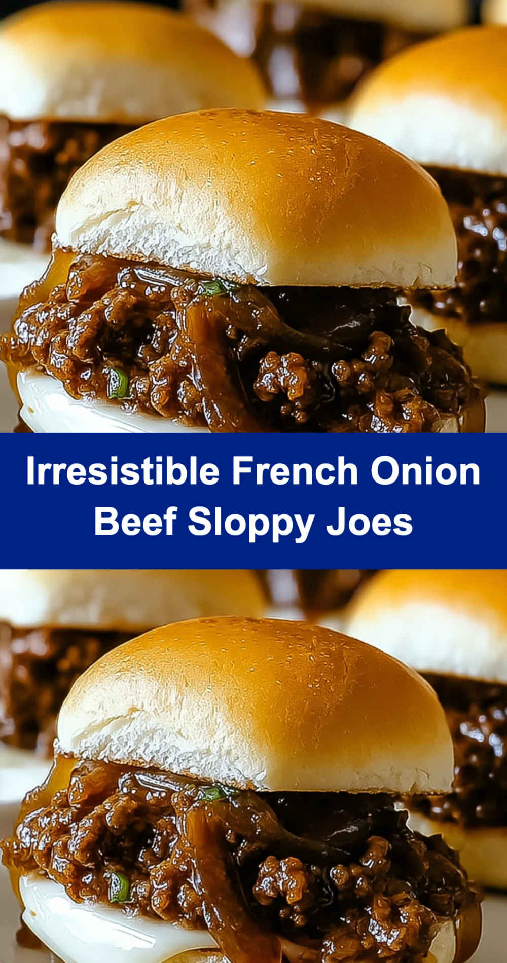 Irresistible French Onion Beef Sloppy Joes Recipe