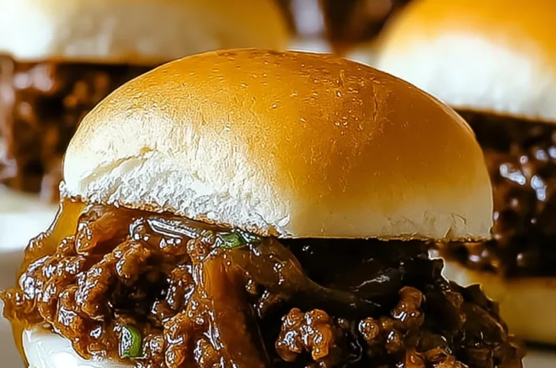 Irresistible French Onion Beef Sloppy Joes Recipe