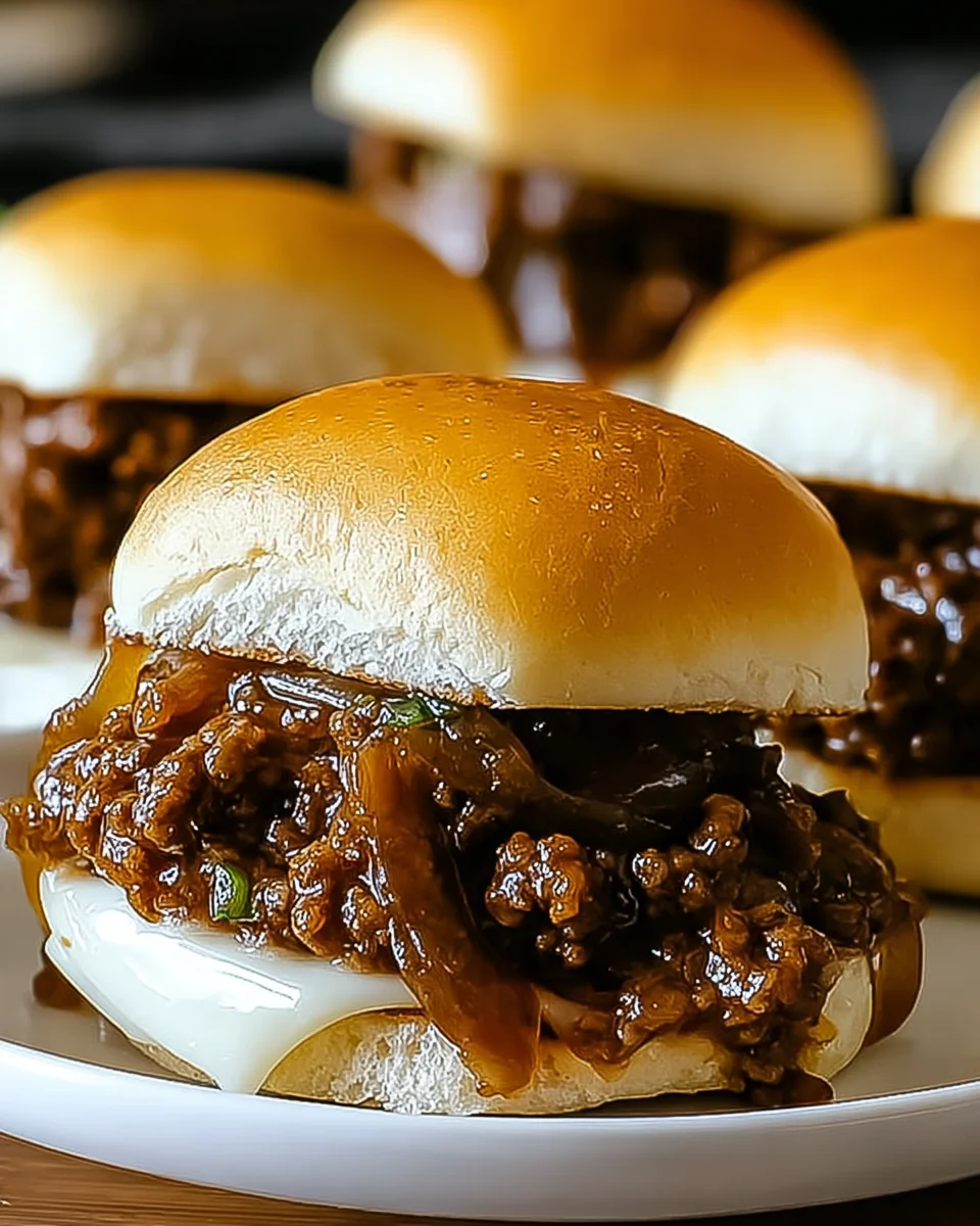 Irresistible French Onion Beef Sloppy Joes Recipe