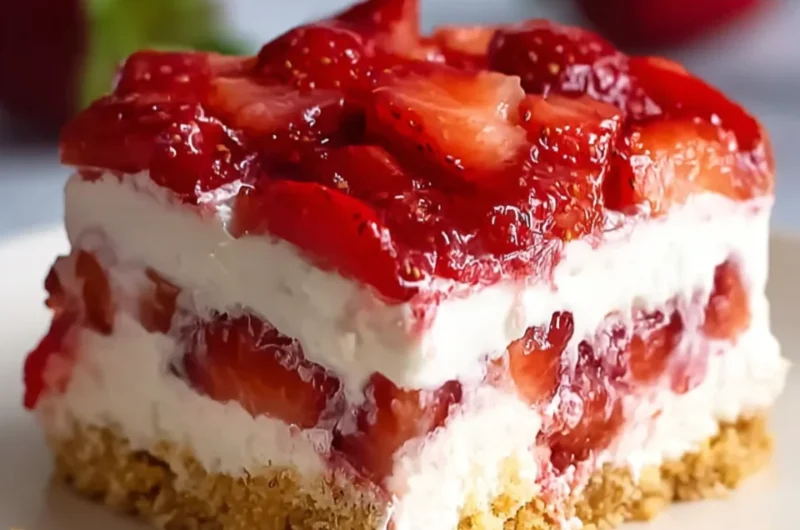No-Bake Strawberry Delight Recipe (Easy and Refreshing!)