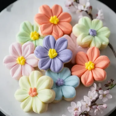 Painted Spring Flowers Cake Recipe