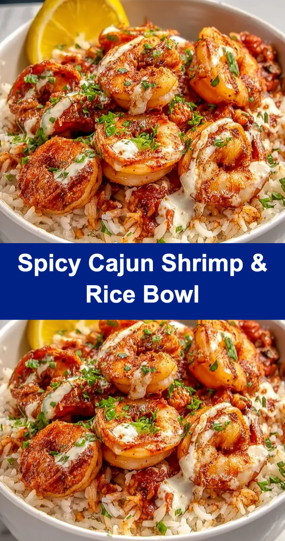 Spicy Cajun Shrimp and Rice Bowl Recipe