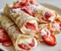 Strawberry Cream Cheese Stuffed Crepes Recipe