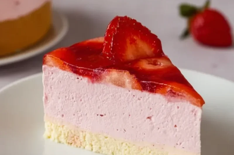 Strawberry Mousse Cake Recipe (Easy and Delicious!)