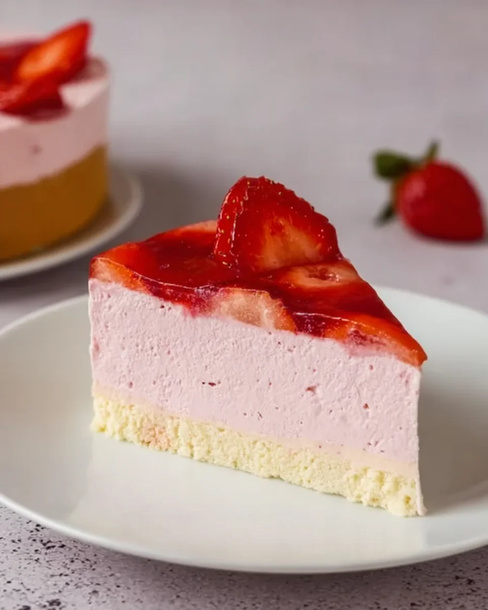 Strawberry Mousse Cake Recipe (Easy and Delicious!)