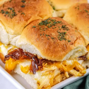 Delicious Chicken Hawaiian Roll Sliders Recipe