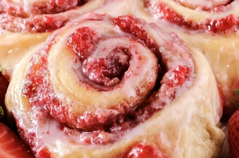 Delicious Strawberry Cinnamon Rolls Recipe