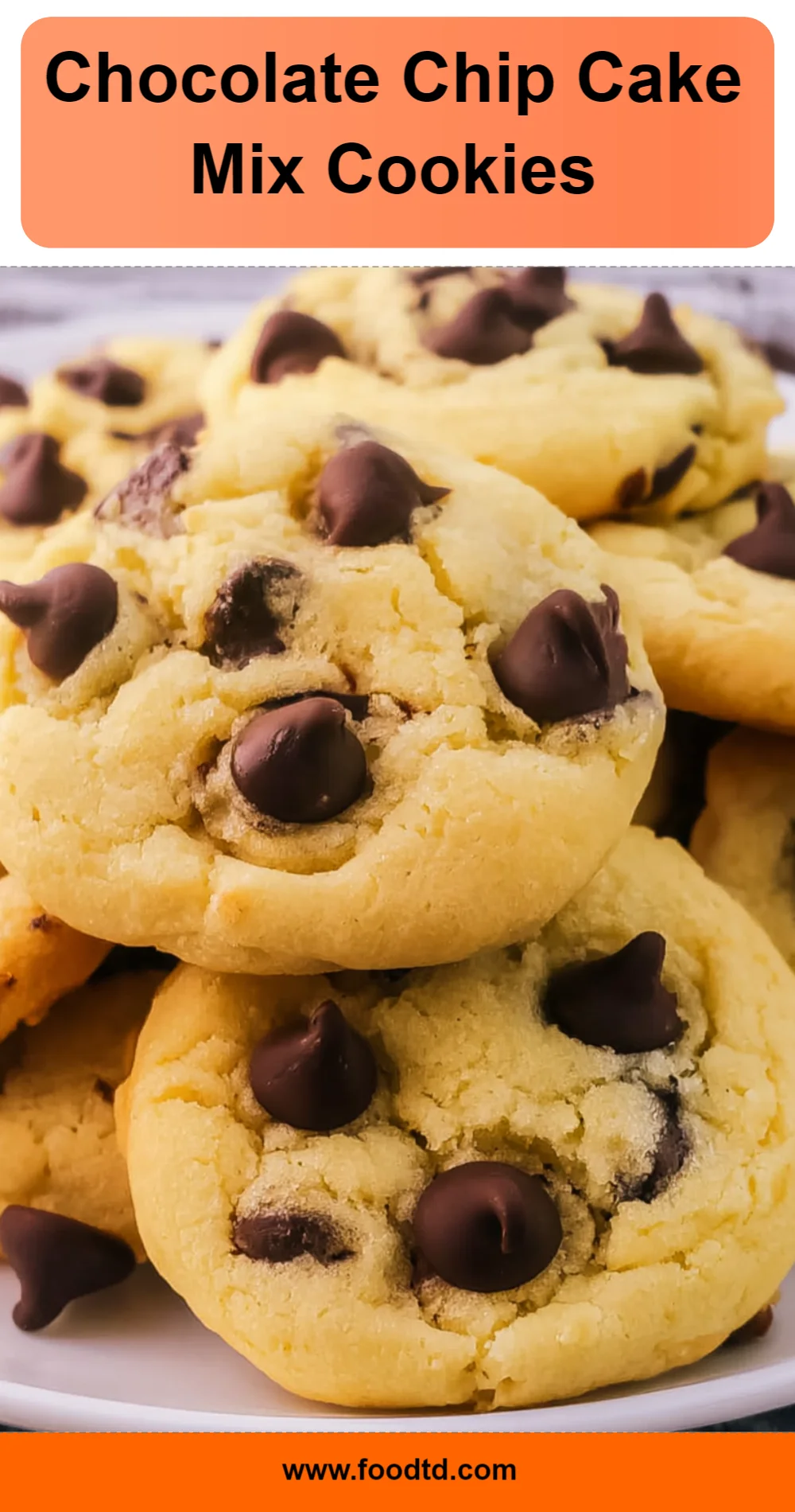 Deliciously Easy Chocolate Chip Cake Mix Cookies Recipe