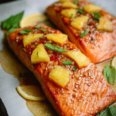 Deliciously Easy Honey Pineapple Salmon Recipe