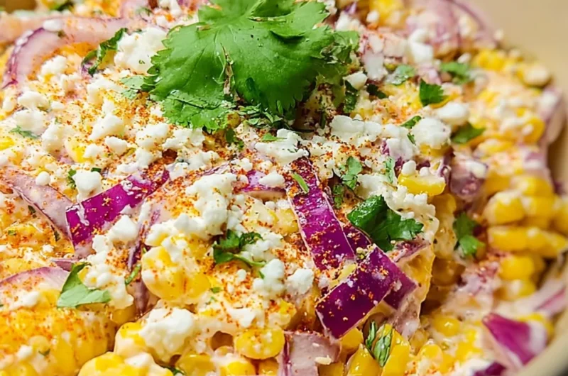Deliciously Easy Mexican Street Corn Coleslaw Recipe