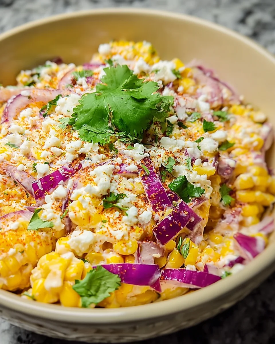 Deliciously Easy Mexican Street Corn Coleslaw Recipe