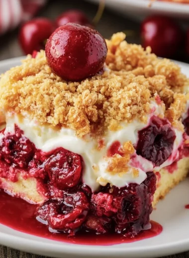 Delightful Cherry Cheesecake Dump Cake Recipe