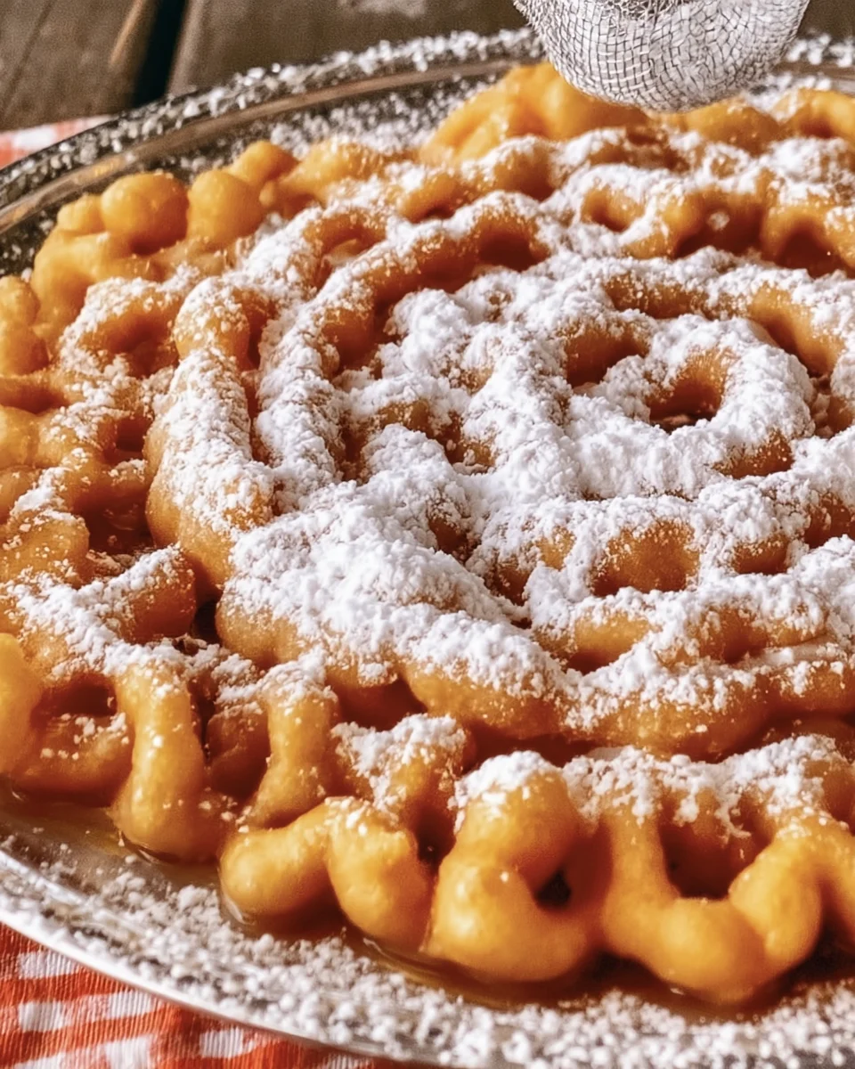 Delightful Homemade Funnel Cake Recipe