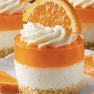 Delightful Jell-O Orange Creamsicle Cheesecake Cups Recipe
