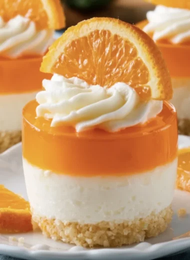 Delightful Jell-O Orange Creamsicle Cheesecake Cups Recipe