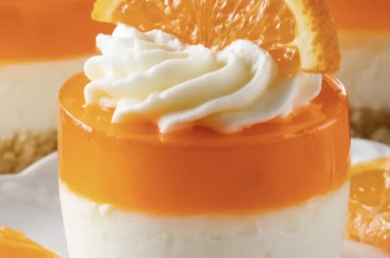 Delightful Jell-O Orange Creamsicle Cheesecake Cups Recipe