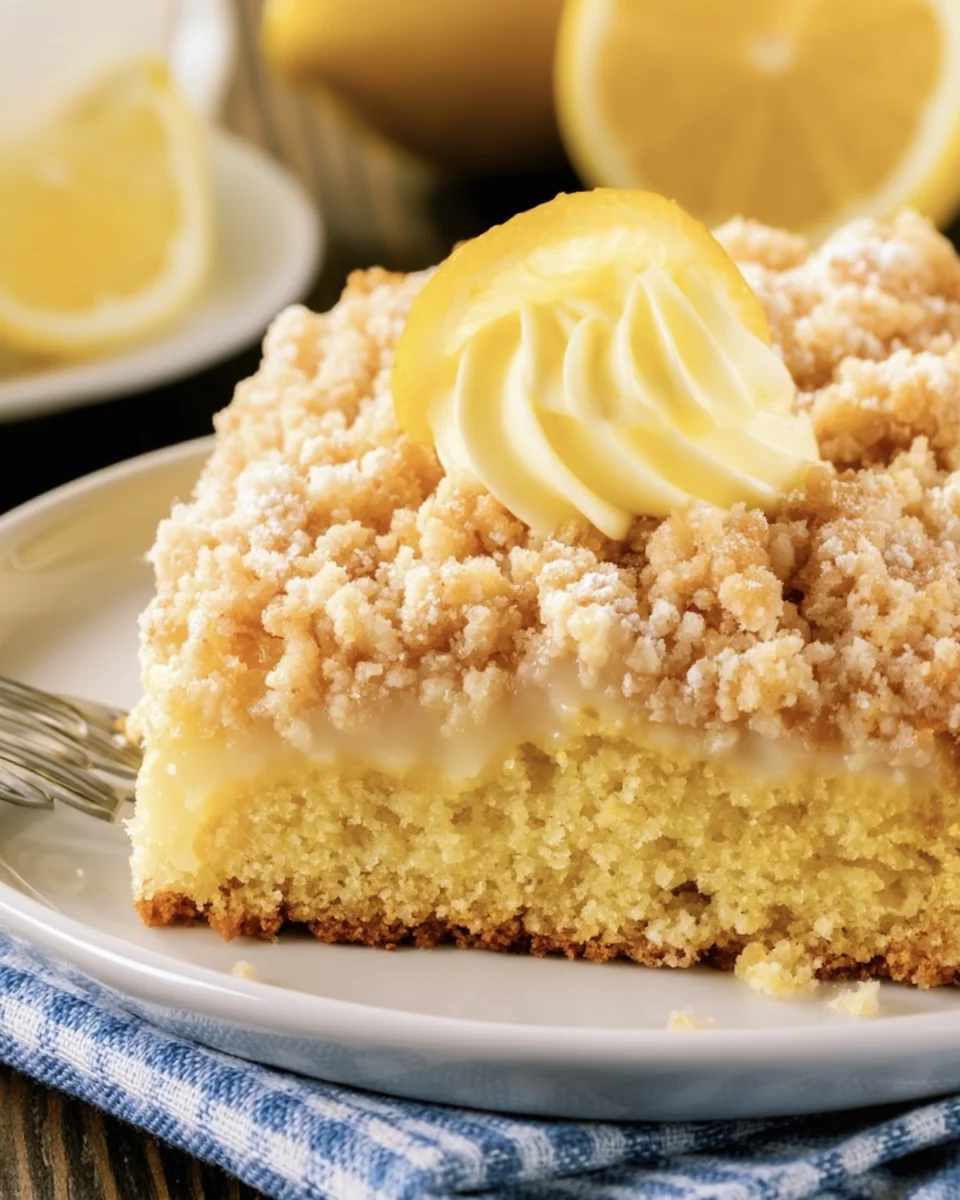 Delightful Lemon Crumb Cake Recipe