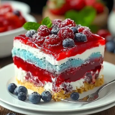 Delightful Summer Berry Jello Lasagna Recipe