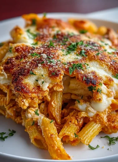 Dump And Bake Chicken Parmesan Casserole Recipe