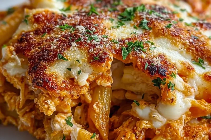 Dump And Bake Chicken Parmesan Casserole Recipe