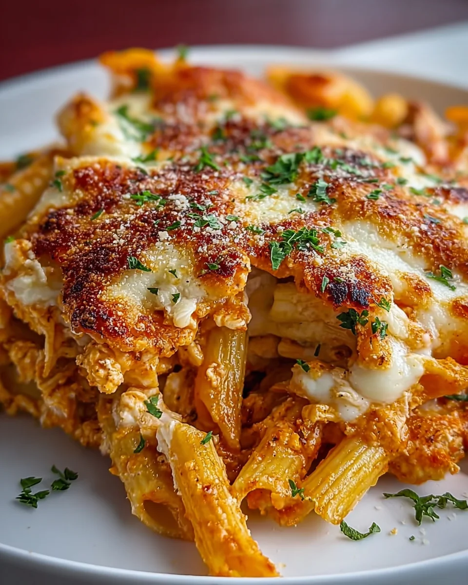 Dump And Bake Chicken Parmesan Casserole Recipe