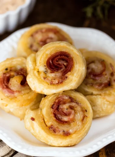 Easy Cheesy Pepperoni Pinwheels Recipe