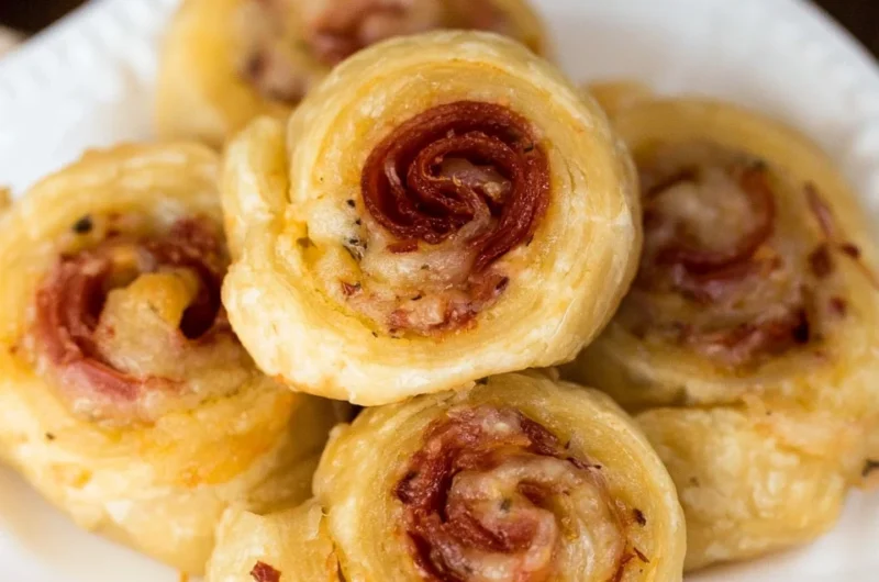 Easy Cheesy Pepperoni Pinwheels Recipe