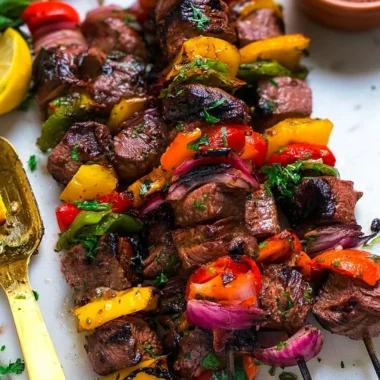 Easy Steak Kabobs Recipe (Perfect for Summer Grilling!)
