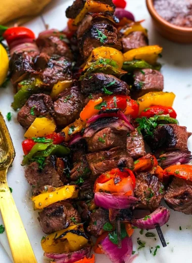 Easy Steak Kabobs Recipe (Perfect for Summer Grilling!)