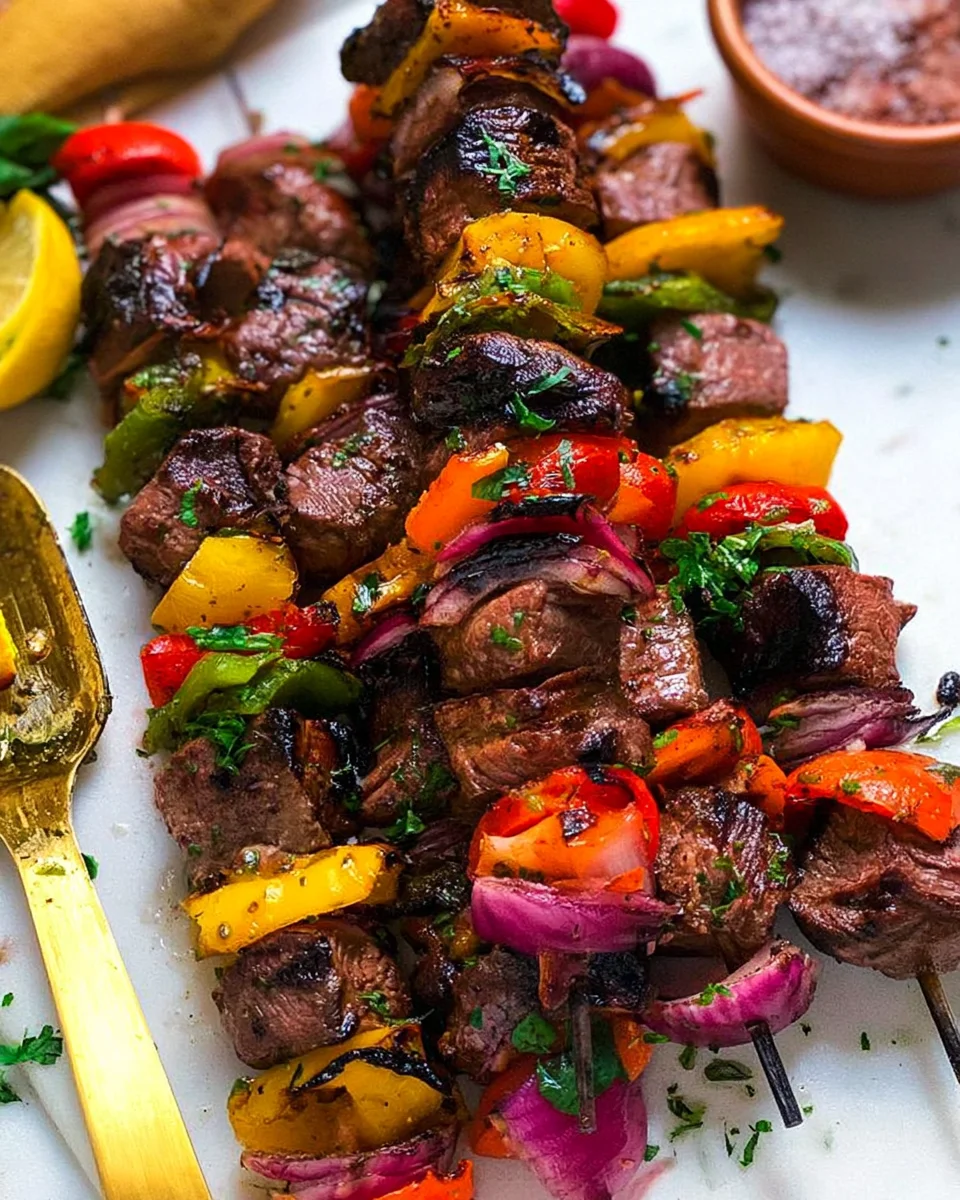 Easy Steak Kabobs Recipe (Perfect for Summer Grilling!)