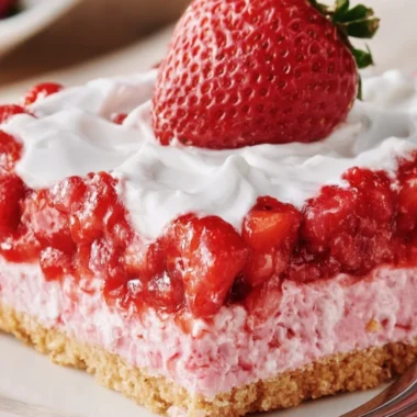 Grandma's No-Bake Strawberry Delight Recipe